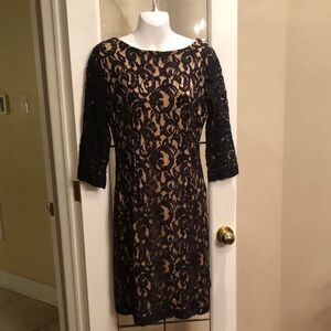 Elegant Black Lace Dress